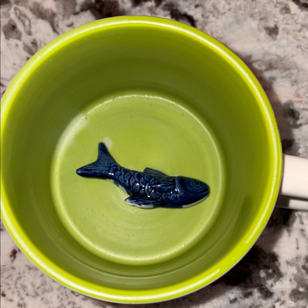 🐟Urban Outfitters Sardine Hidden Fish Mug. Unused. - Picture 5 of 16